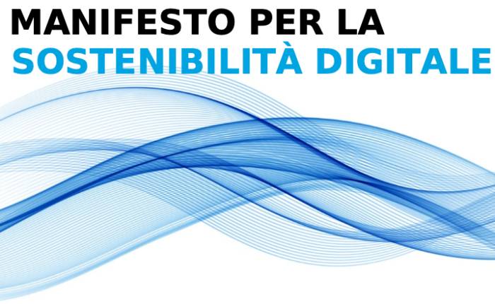 Il manifesto per la sostenibilità digitale